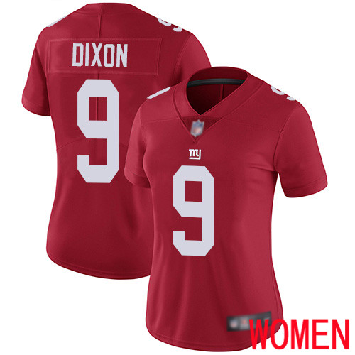 Women New York Giants #9 Riley Dixon Red Limited Red Inverted Legend Football NFL Jersey